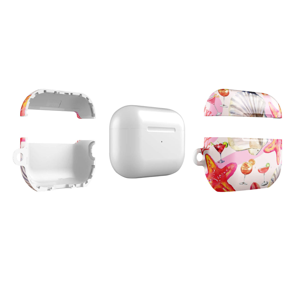 Custom sunshine floral airpods case pro gen2 slim protective.