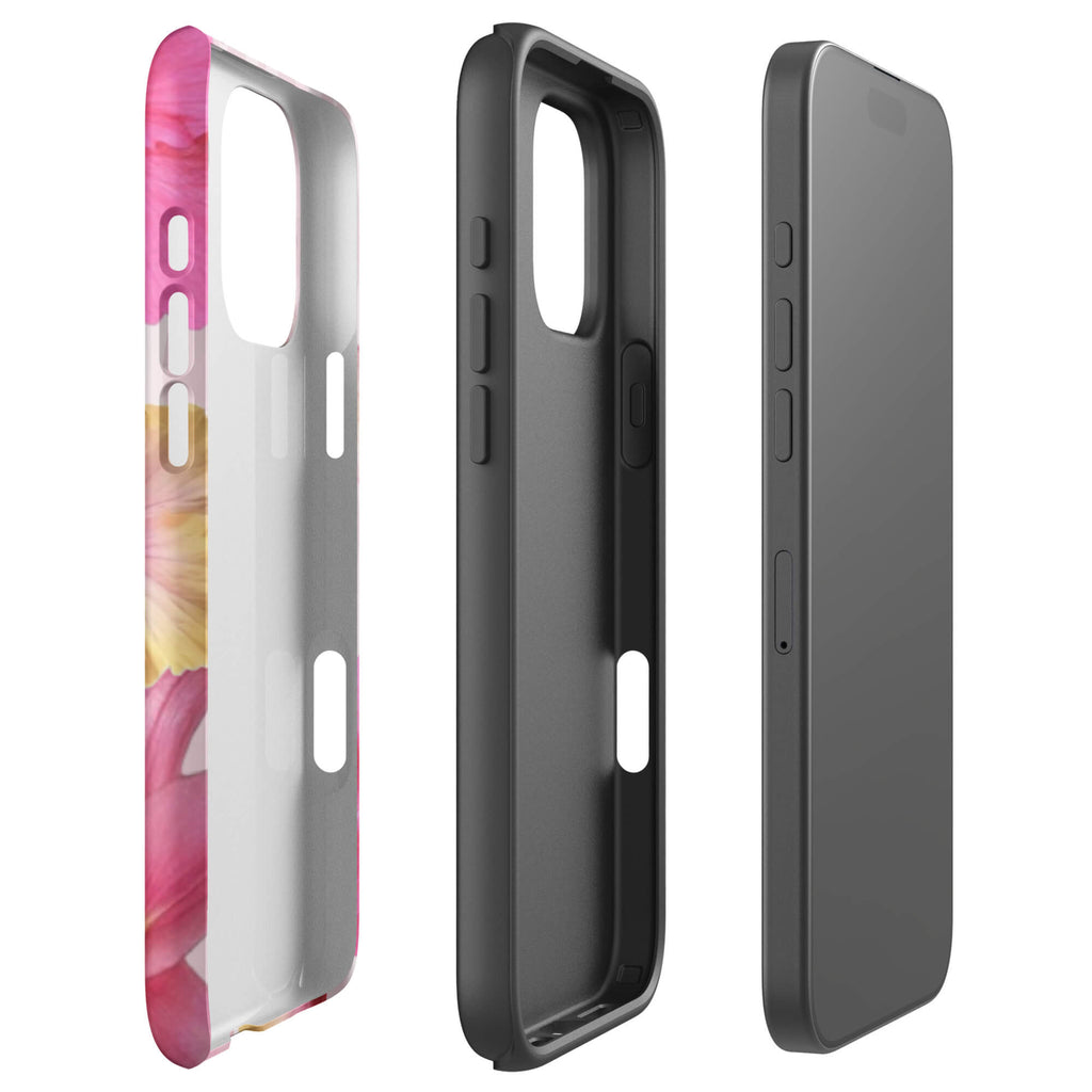 Custom tropical breeze iphone case 16 pro max dual-layer shockproof protection.