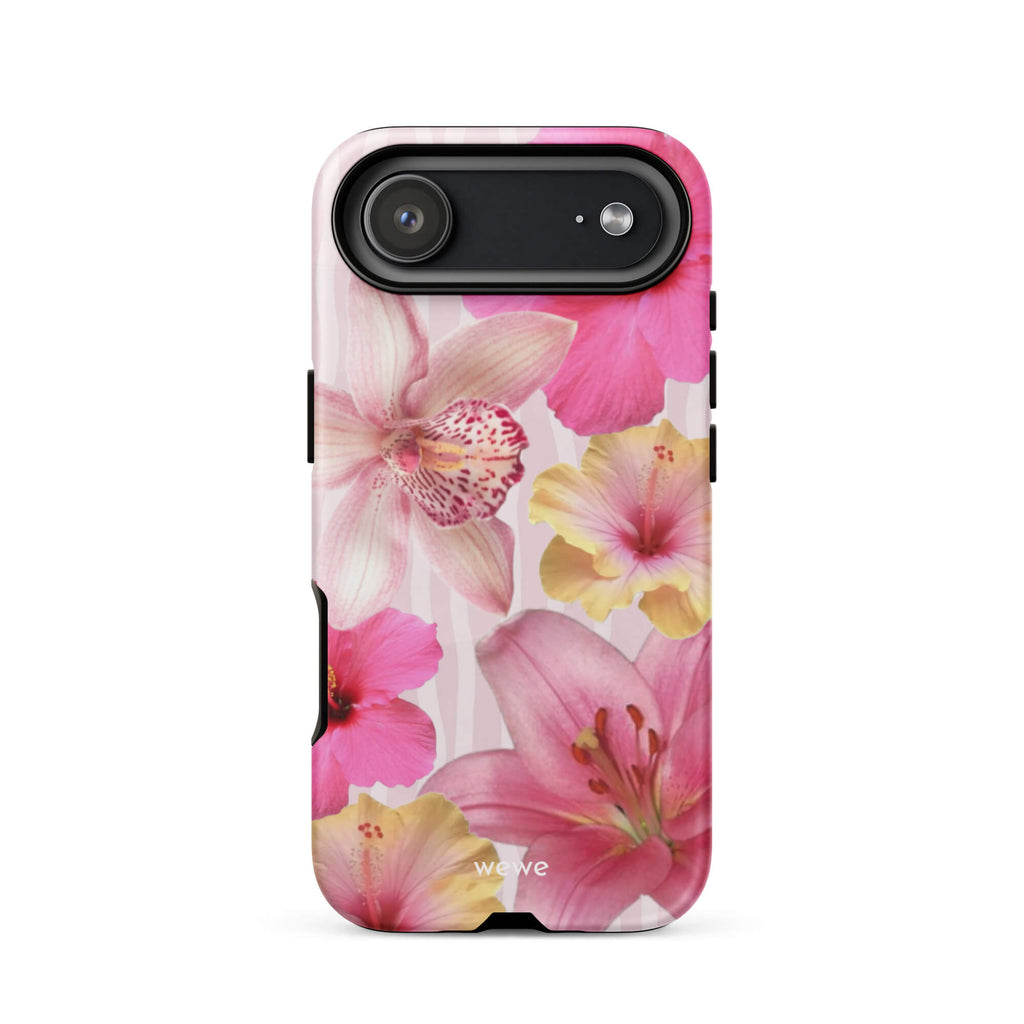 Custom tropical breeze iphone case 17 air floral pattern design.