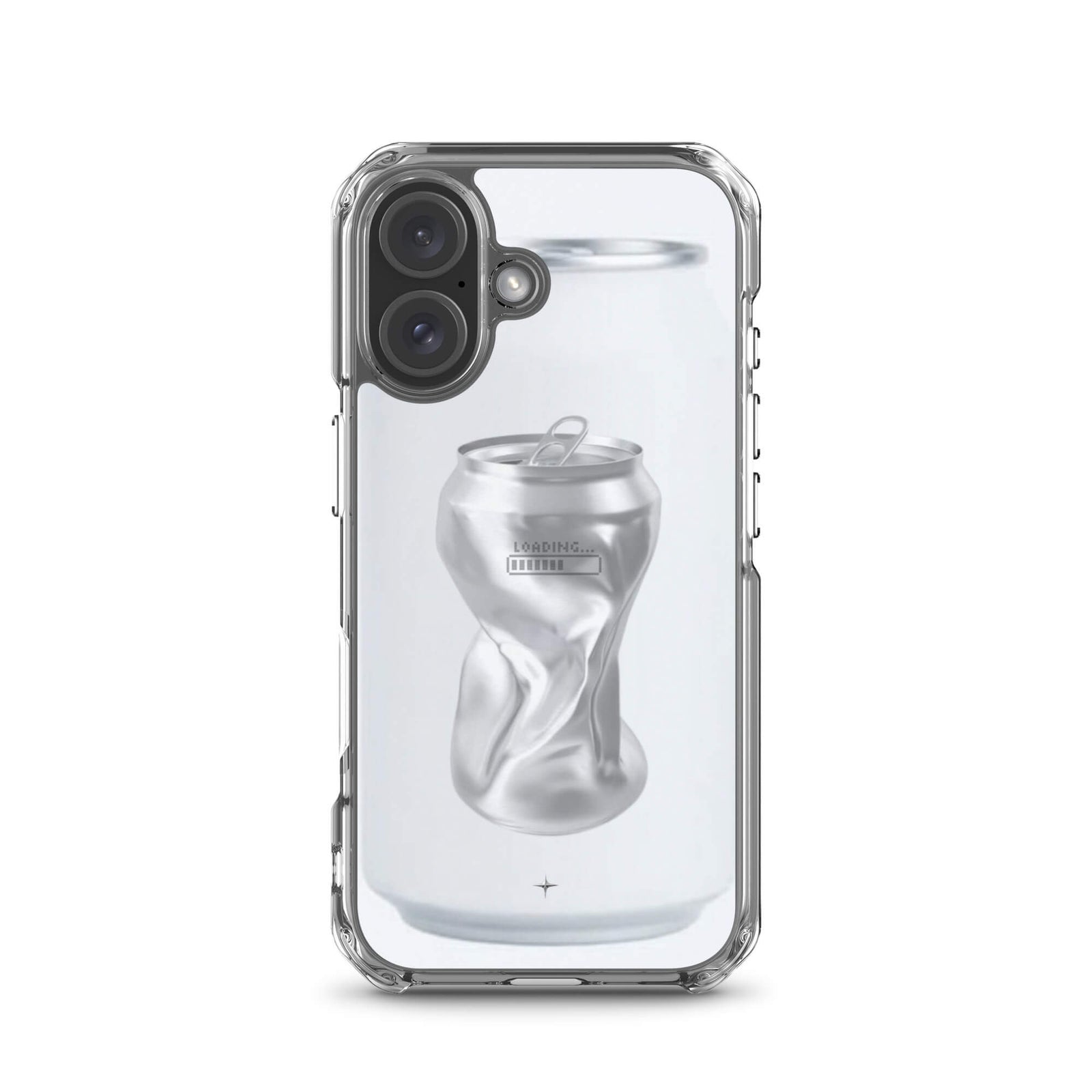 Air Structure white clear iphone 16 case minimal design lightweight aesthetic clean case