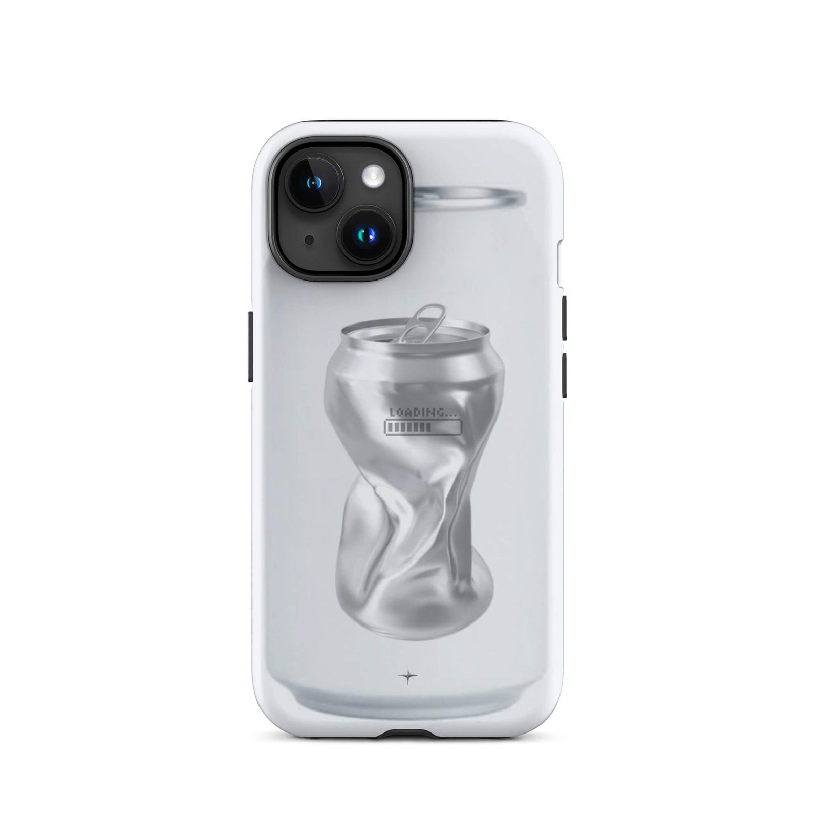 Air Structure white tough iphone 15 case minimal design lightweight aesthetic clean case