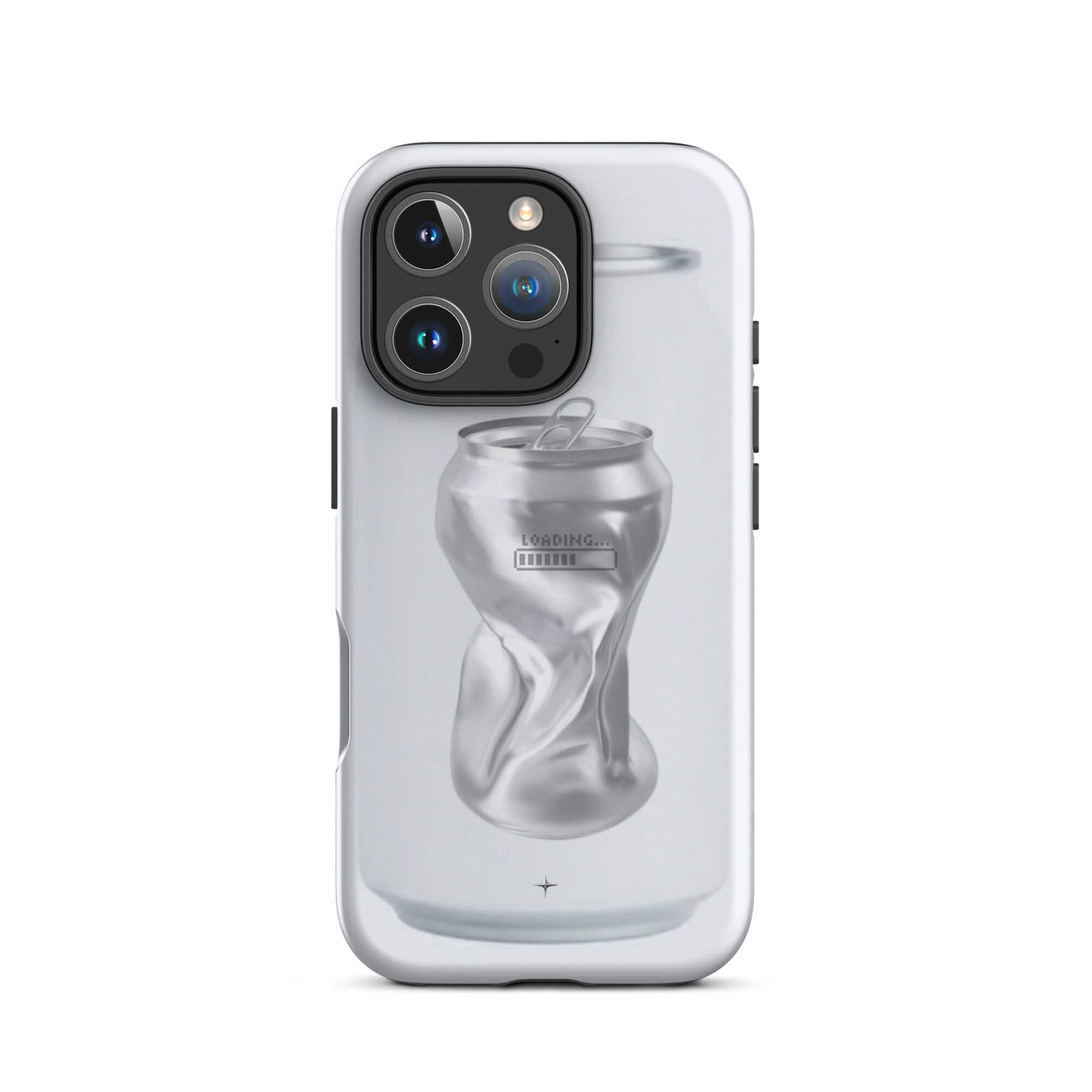 Air Structure white tough iphone 16 pro case minimal design lightweight aesthetic clean case