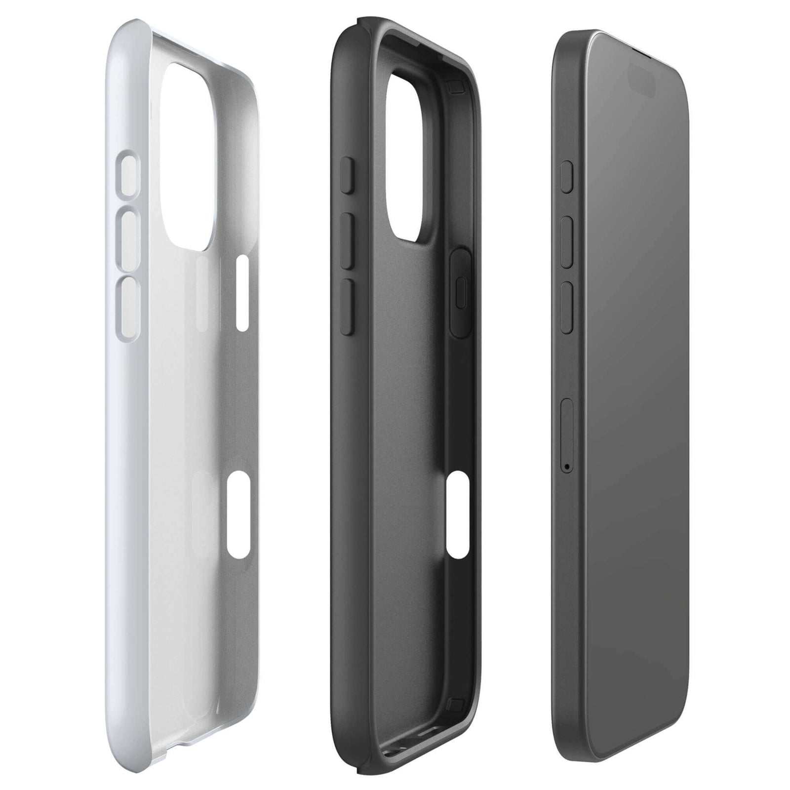 Air Structure white tough iphone 16 pro max case minimal design shockproof protection