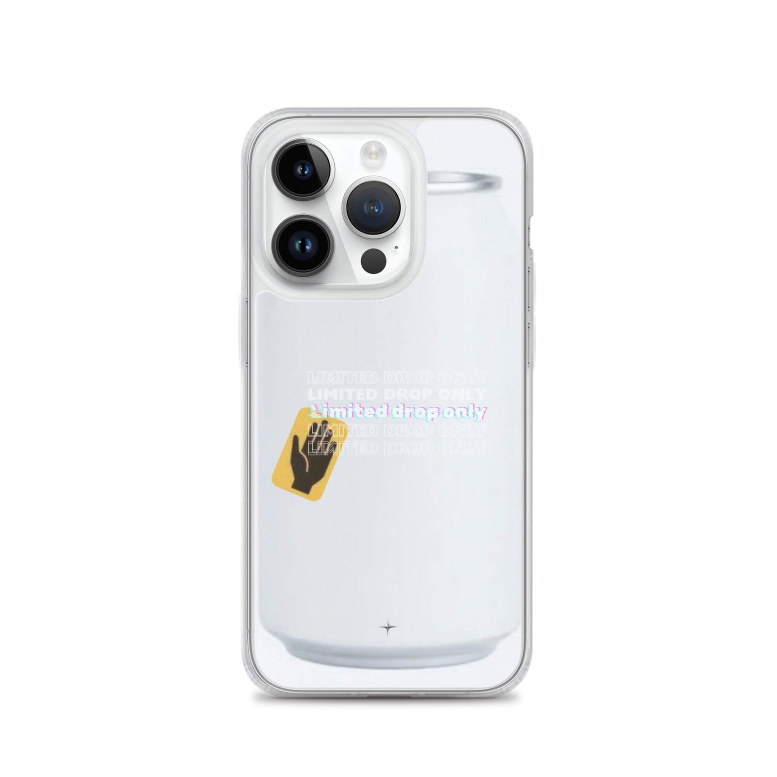 Balance Line white clear iphone 14 pro geometric minimal design clean line aesthetic case