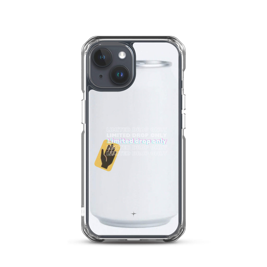 Balance Line white clear iphone 15 geometric minimal design clean line aesthetic case