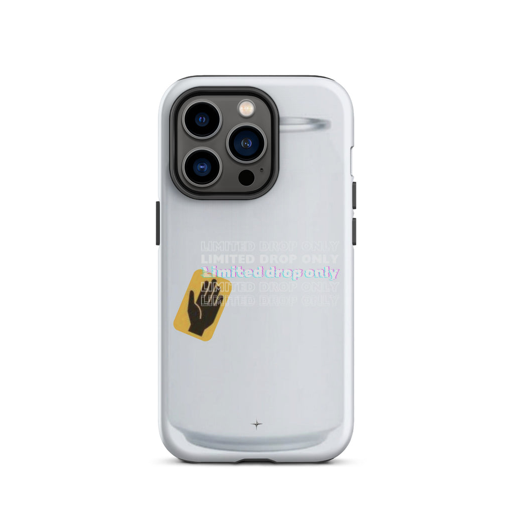 Balance Line white tough iphone 14 pro geometric minimal design clean line aesthetic case
