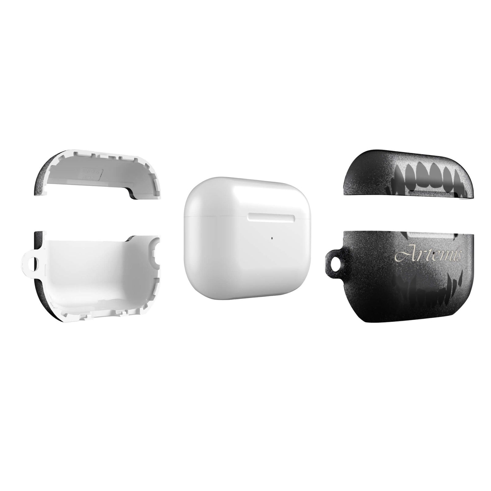 Custom void black AirPods case pro gen2 slim protective.