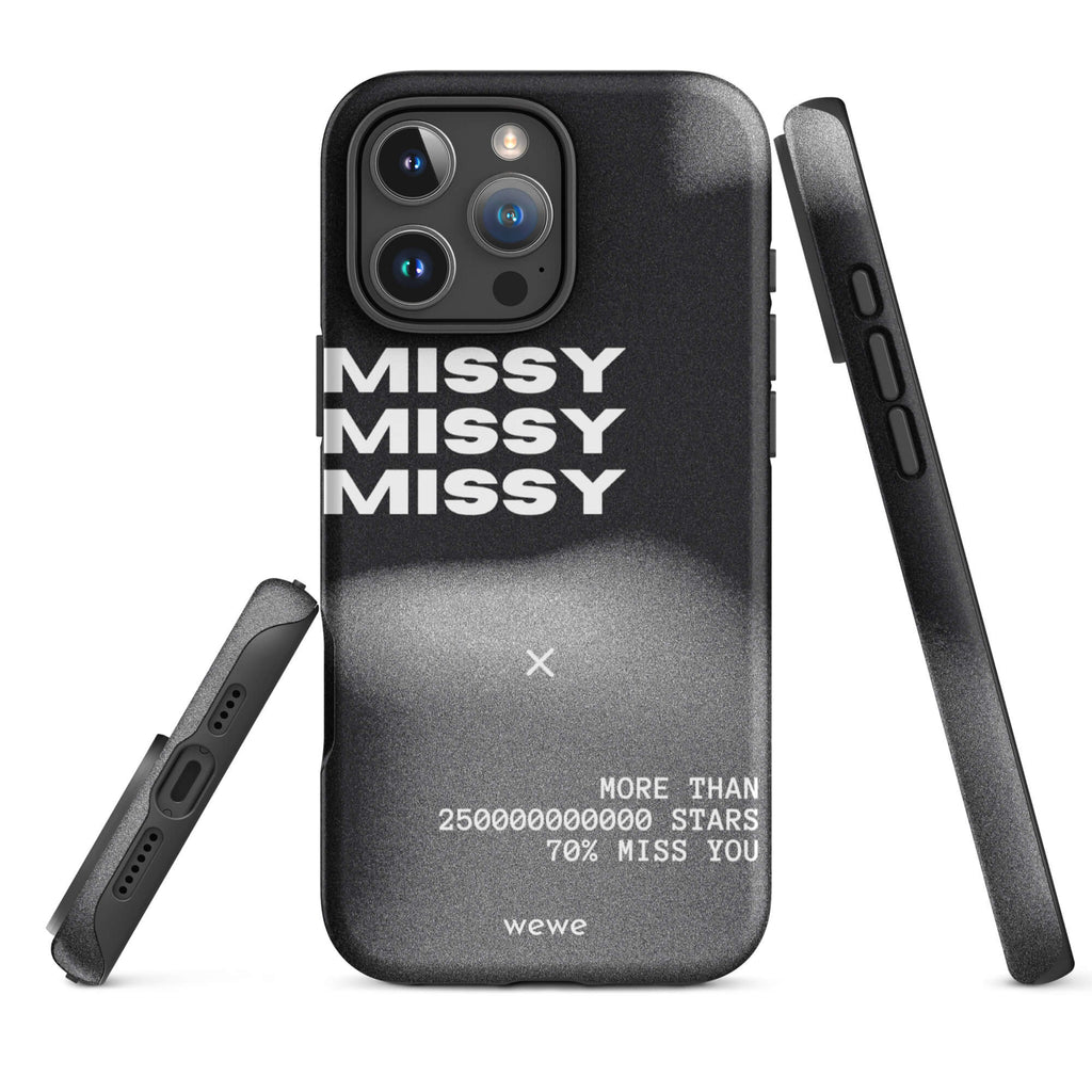 Custom miss you iPhone case 16 pro max romantic aesthetic.