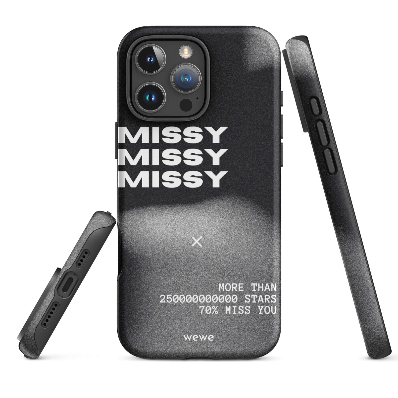 Custom miss you iPhone case 16 pro max romantic aesthetic.