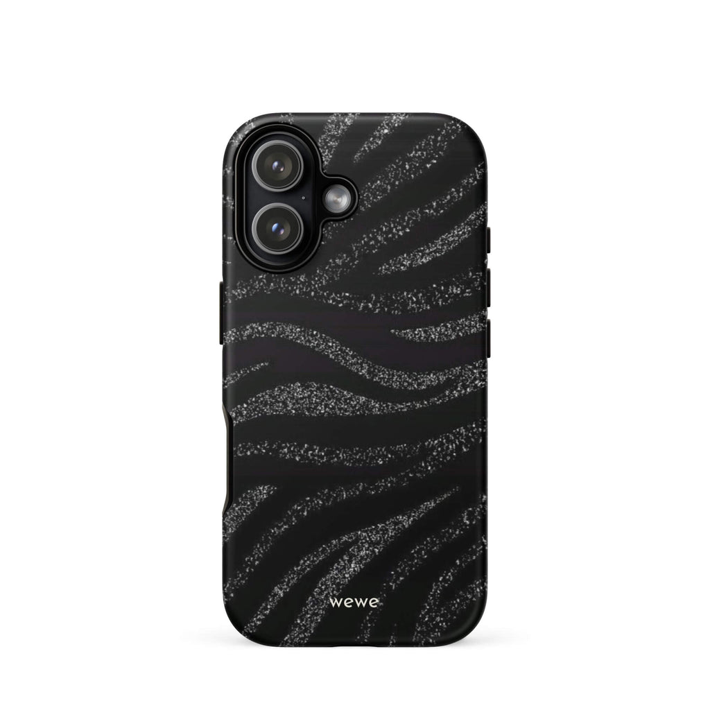 Custom midnight black iphone case 17 black aesthetic design.
