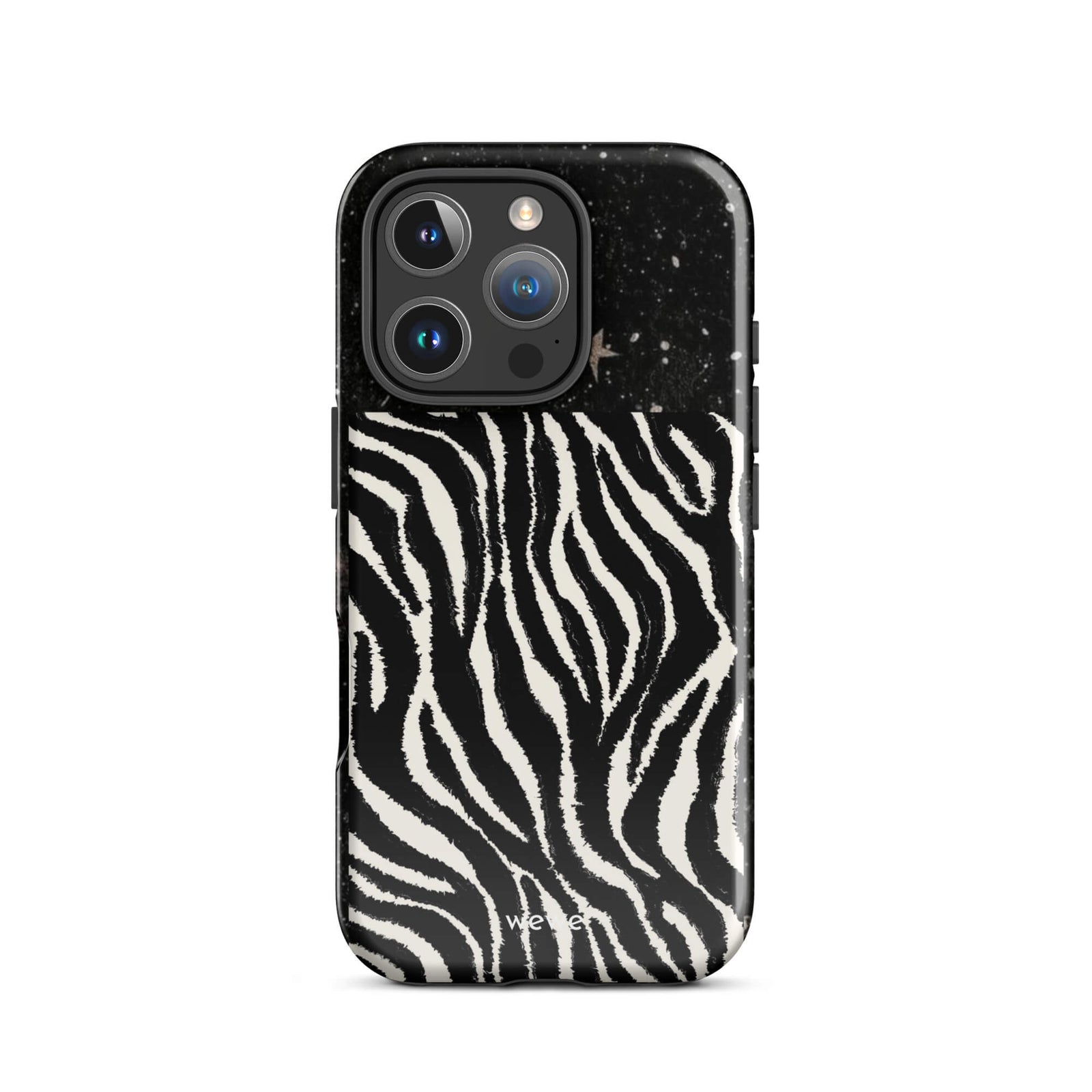 Custom zebra star iphone case 16 pro fashion gift .