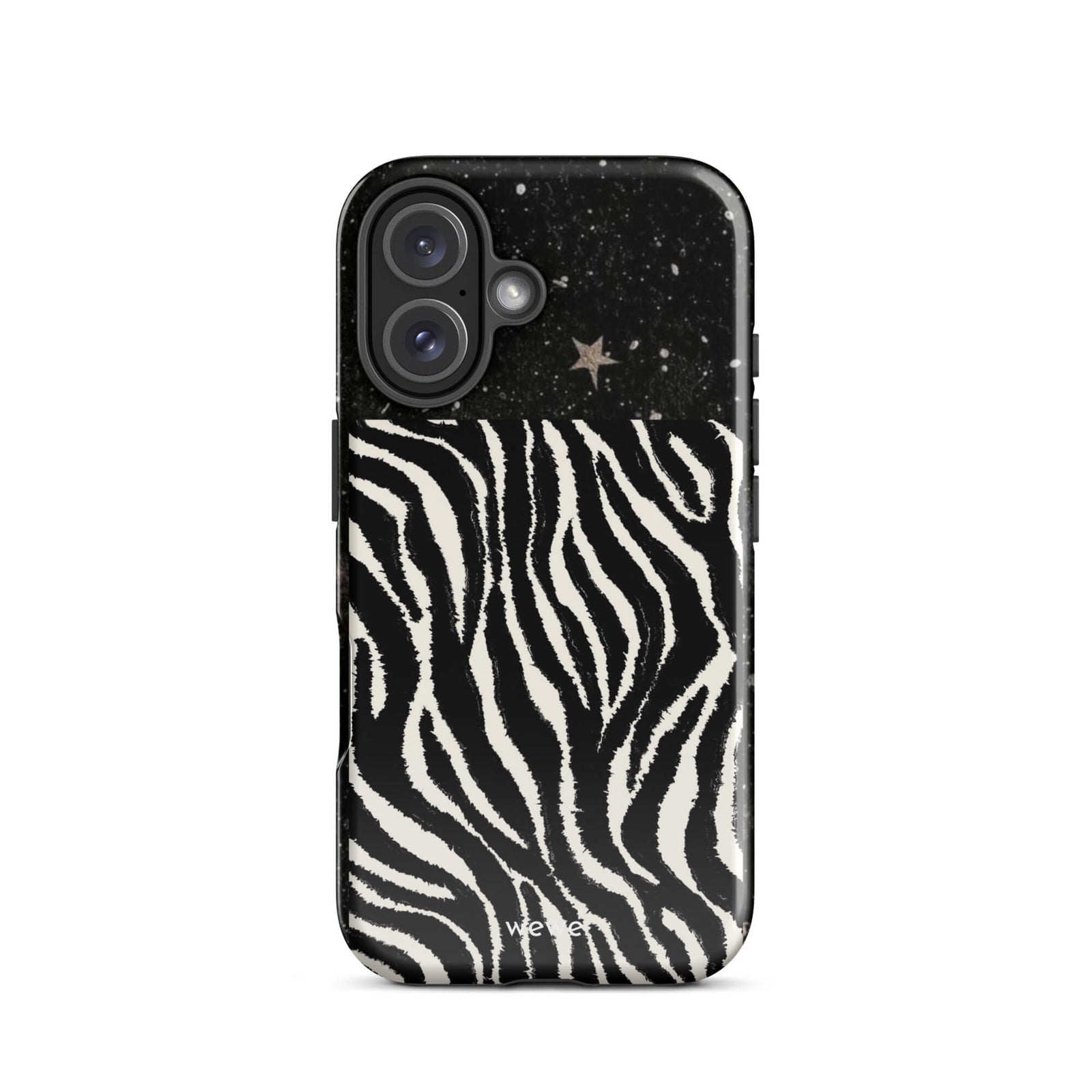 Custom zebra star iphone case 16 fashion gift .