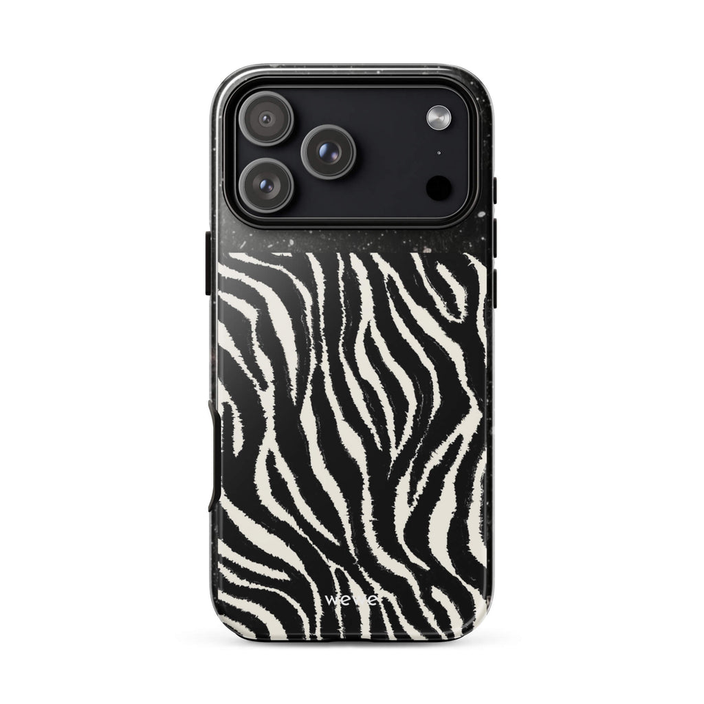 Custom zebra star iphone case 17 pro max playful fashion look.
