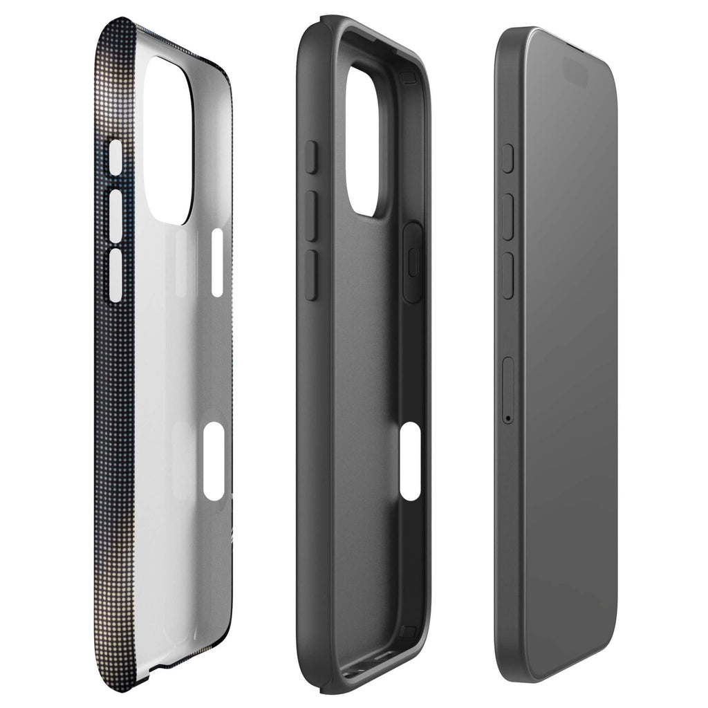 Custom silent statement iPhone case 16 pro max dual-layer shockproof protection.