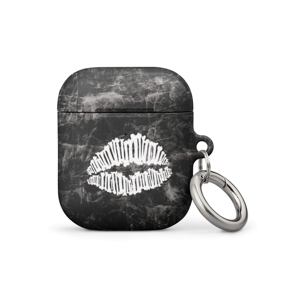 Custom white lips AirPods case gen1 slim protective.