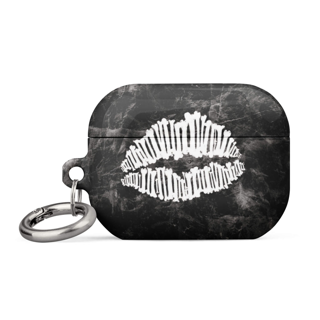 Custom white lips AirPods case pro gen2 iconic fashion style.