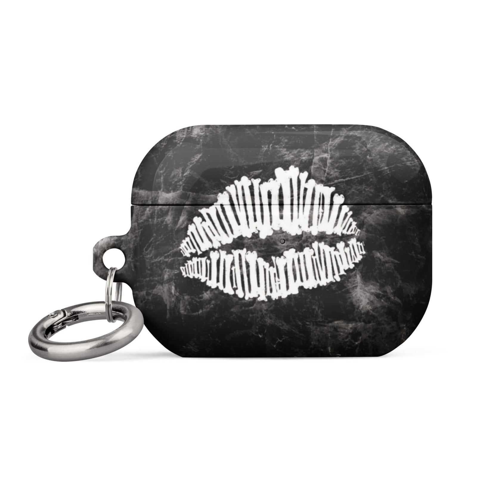 Custom white lips AirPods case pro gen2 iconic fashion style.