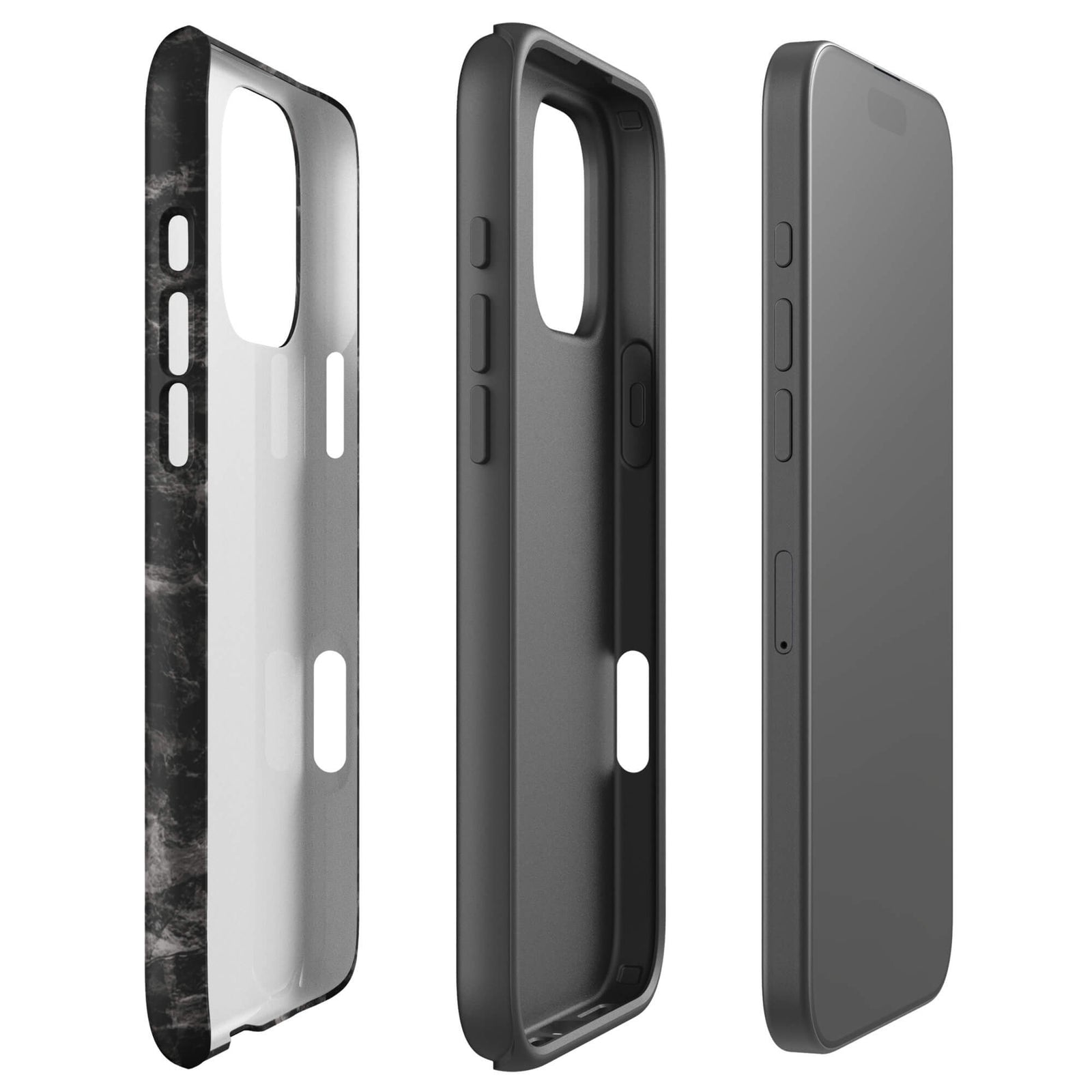 Custom white lips iPhone case 16 pro max dual-layer shockproof protection.