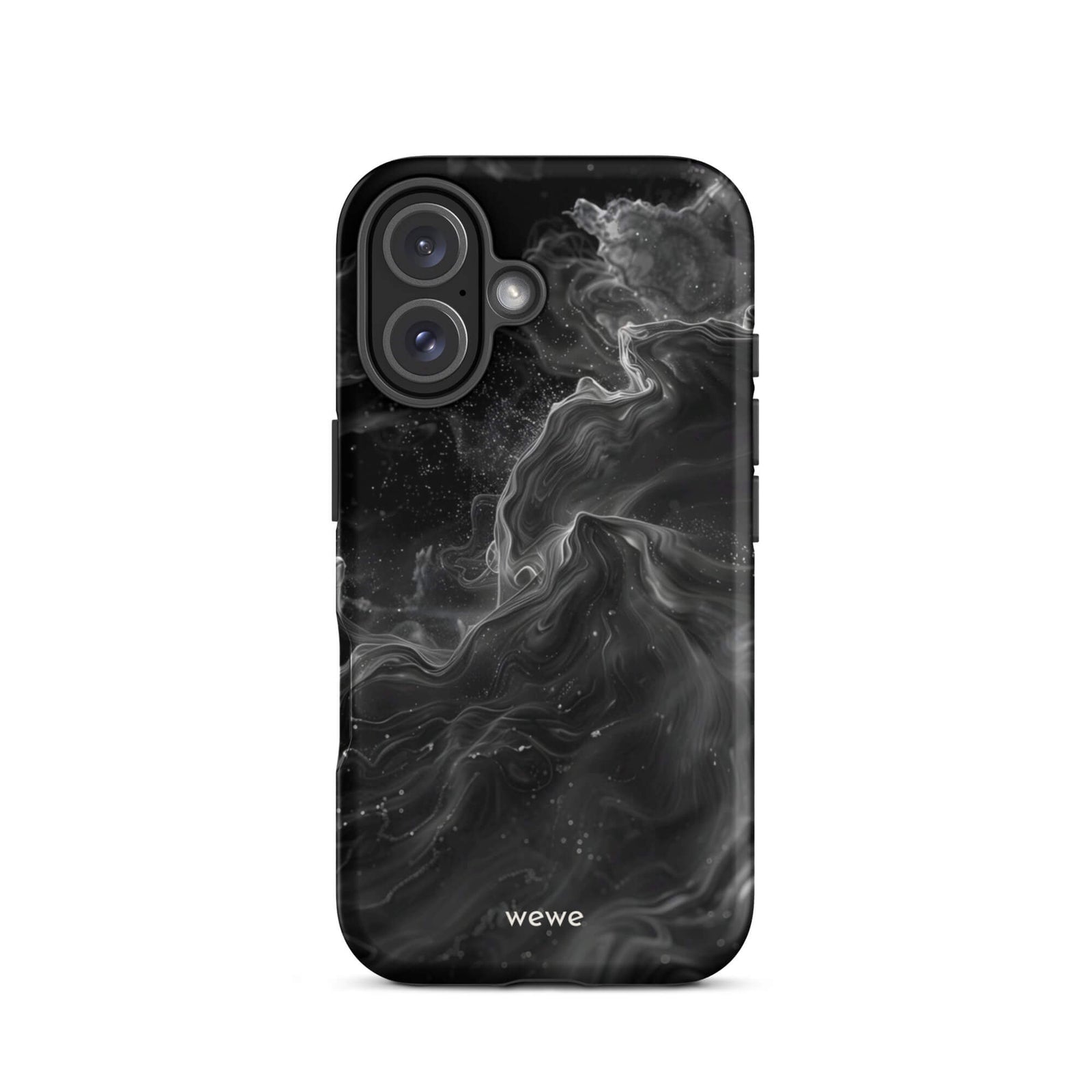 Custom ink black iphone case 16 spiritual aesthetic design.
