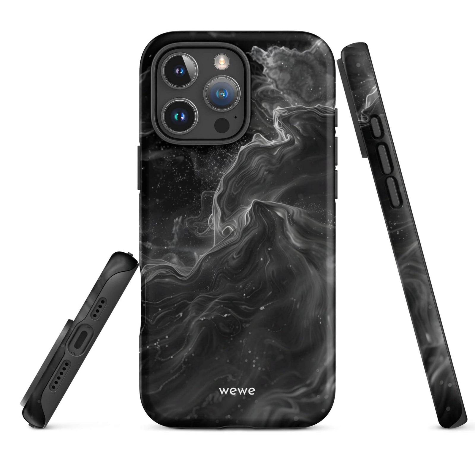 Custom ink black 16 pro max spiritual aesthetic design.