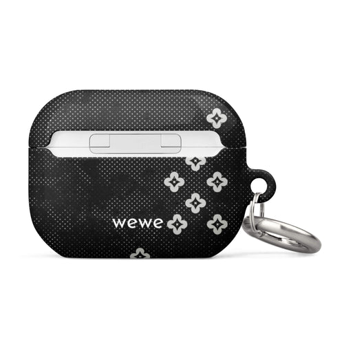 Custom black lace AirPods case pro gen2 vintage romantic style.