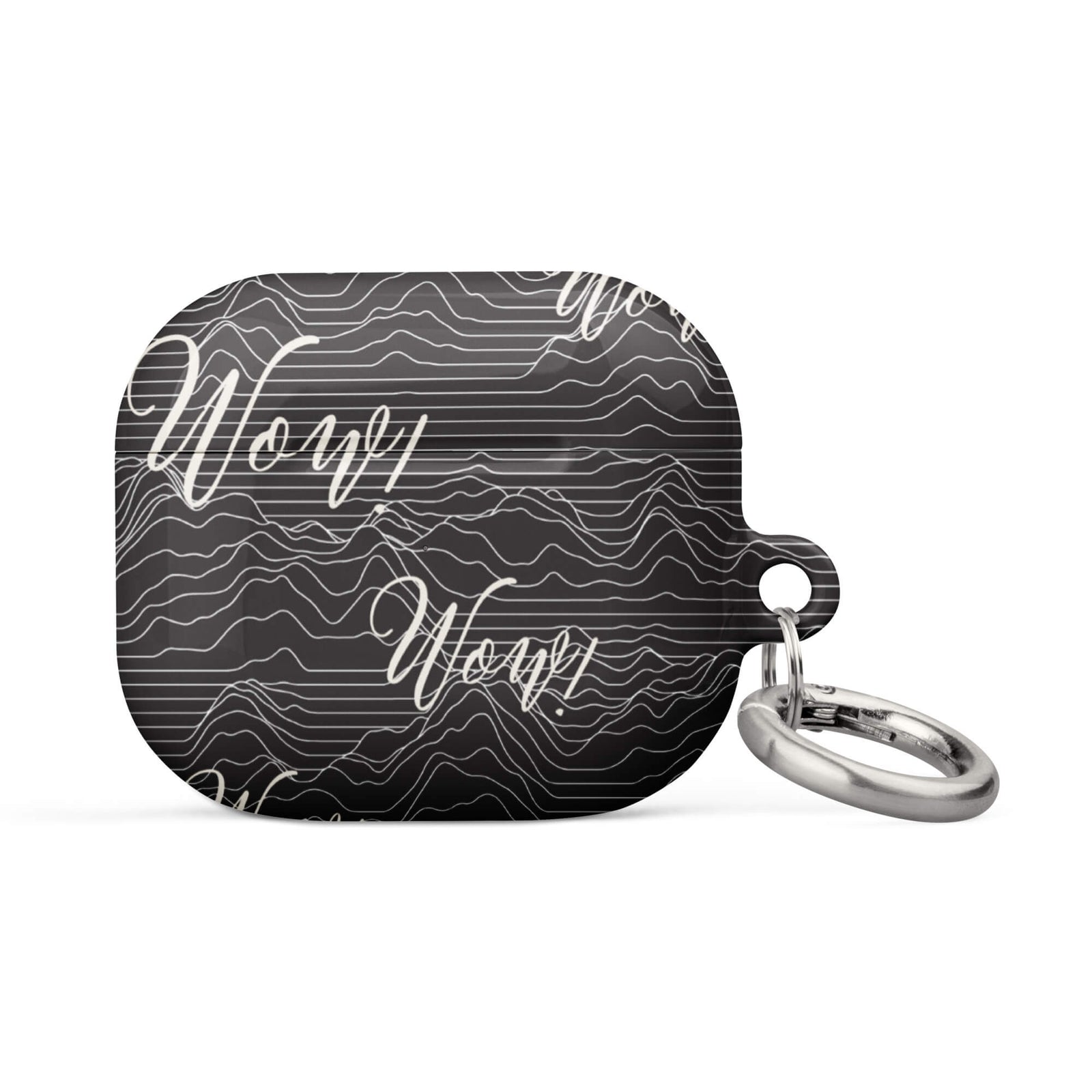 Custom wow AirPods case 3rd generation fun aesthetic design.