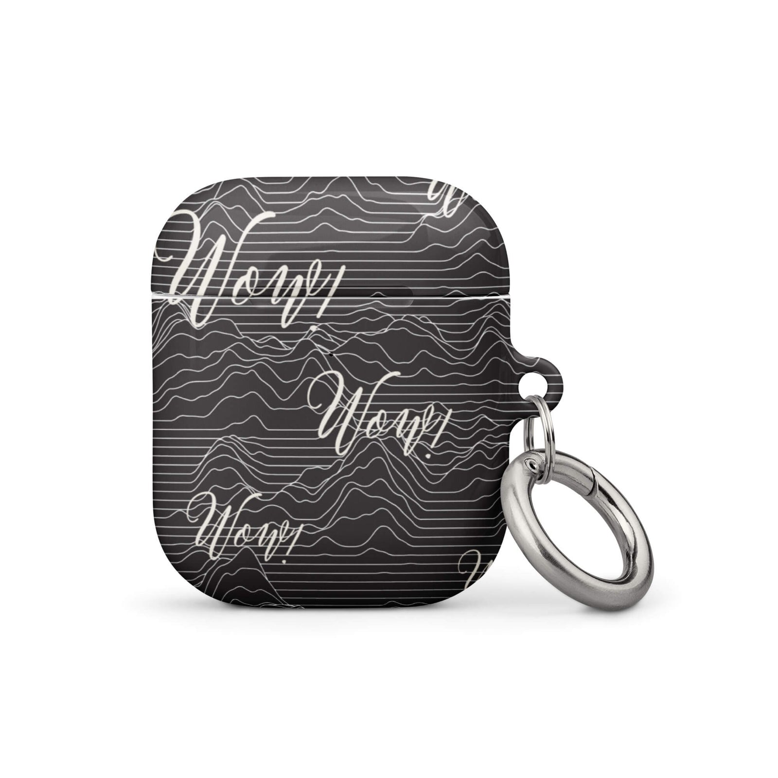 Custom wow AirPods case gen1 fun aesthetic design.