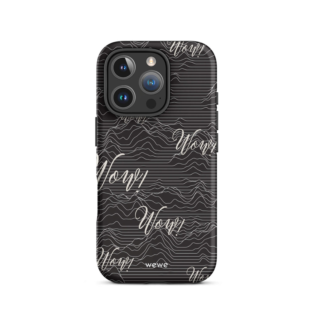 Custom wow iPhone case 16 profun aesthetic design.