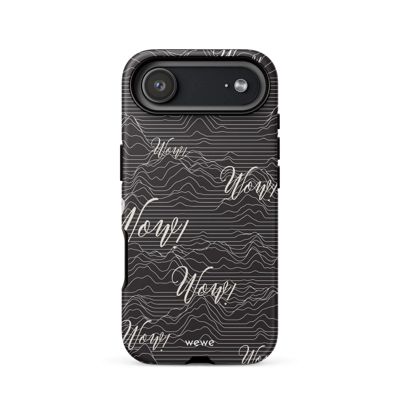Custom wow iPhone case 17 air fun aesthetic design.