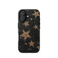 Custom leopard star iPhone case 17 unique fashion look.