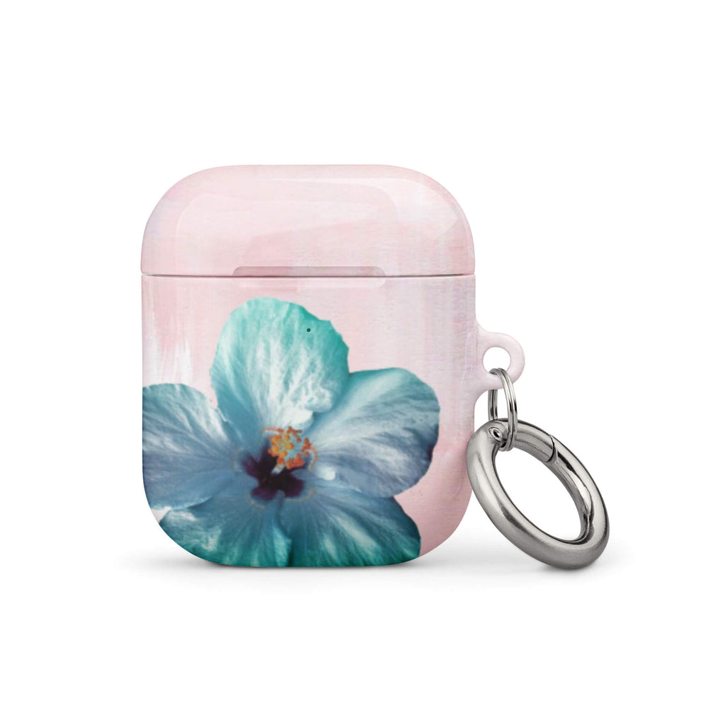 Custom tropical paradise AirPods case gen1 romantic aesthetic.