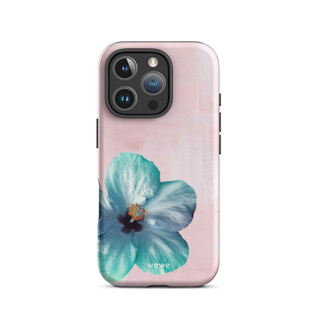 Custom tropical paradise iphone case 16 pro romantic aesthetic.