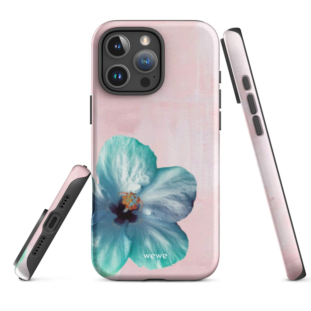 Custom tropical paradise iphone case 16 pro max romantic aesthetic.