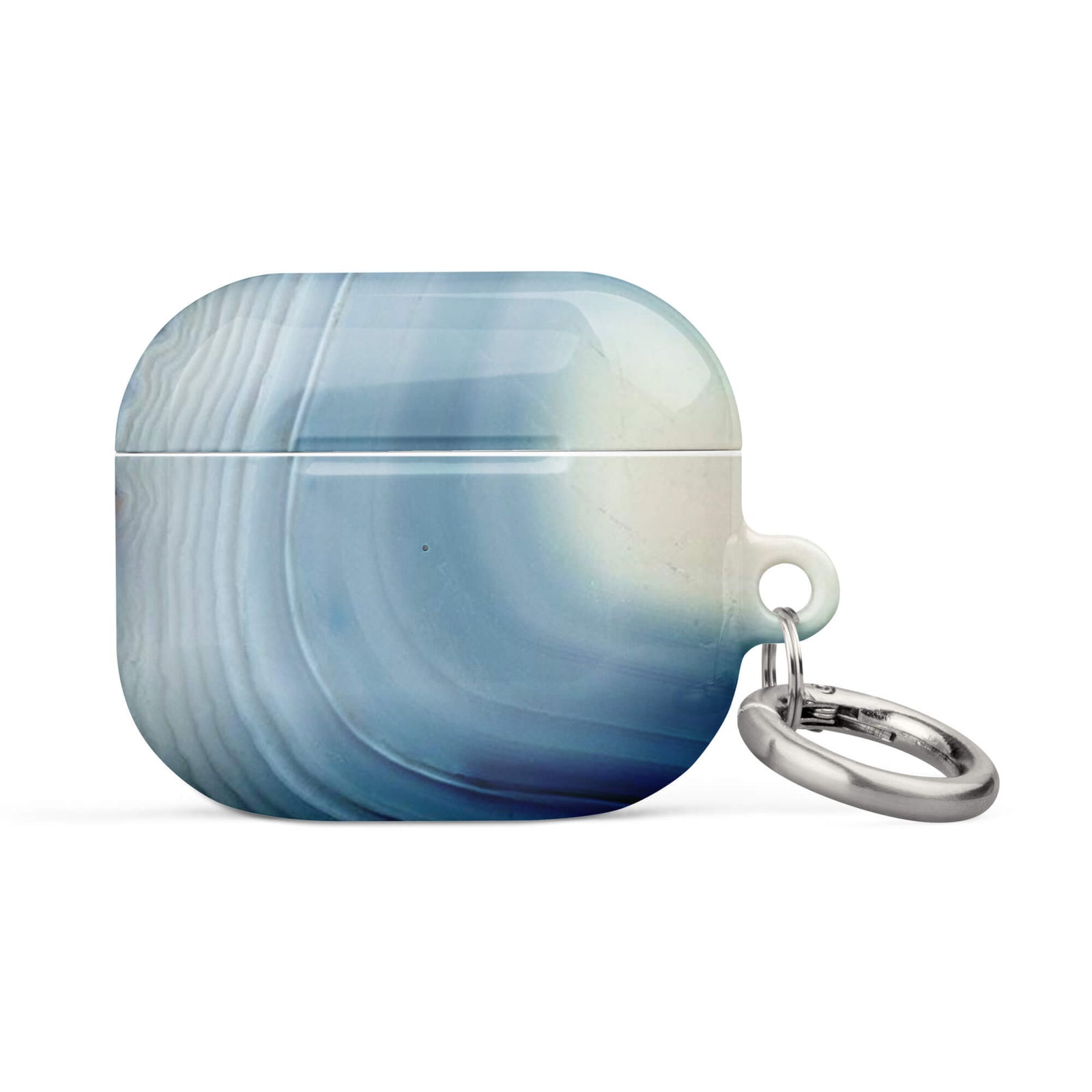 Custom slate blue airpods case 3rd generation elegant design.