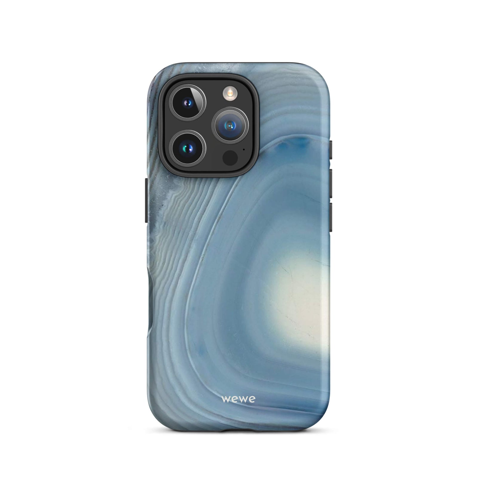 Custom slate blue iphone case 16 pro elegant design.