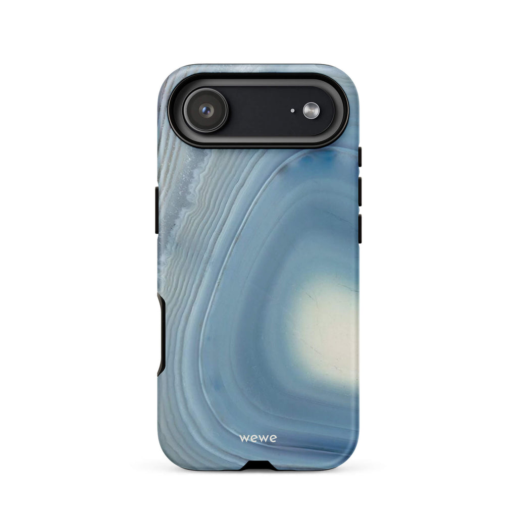 Custom slate blue iphone case 17 air elegant design.