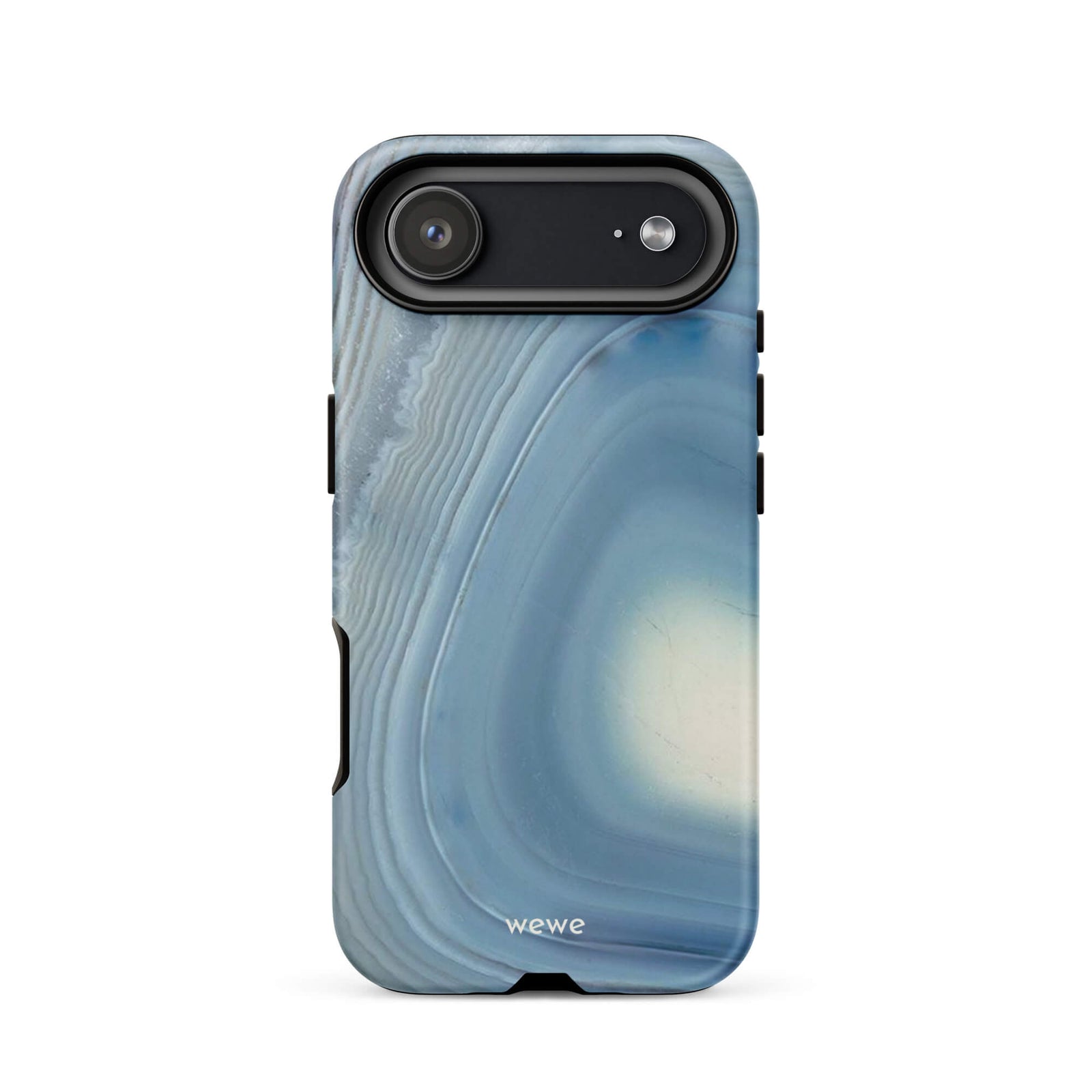 Custom slate blue iphone case 17 air elegant design.