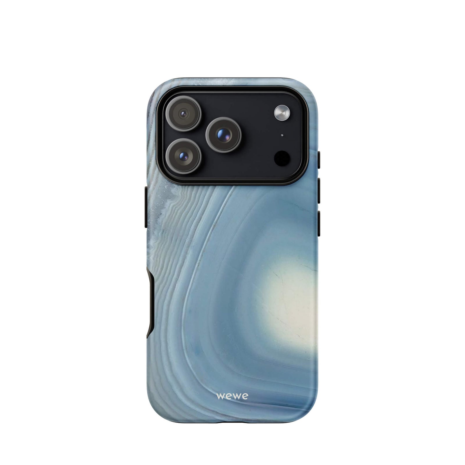 Custom slate blue iphone case 17 pro elegant design.