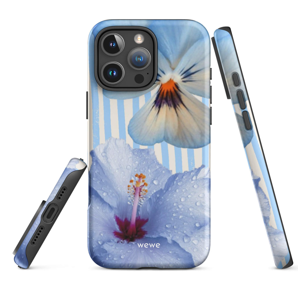 Custom botanical escape iphone case 16 pro max tropical aesthetic design.
