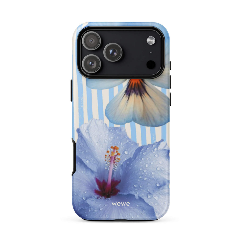Custom botanical escape iphone case 17 pro max tropical aesthetic design.