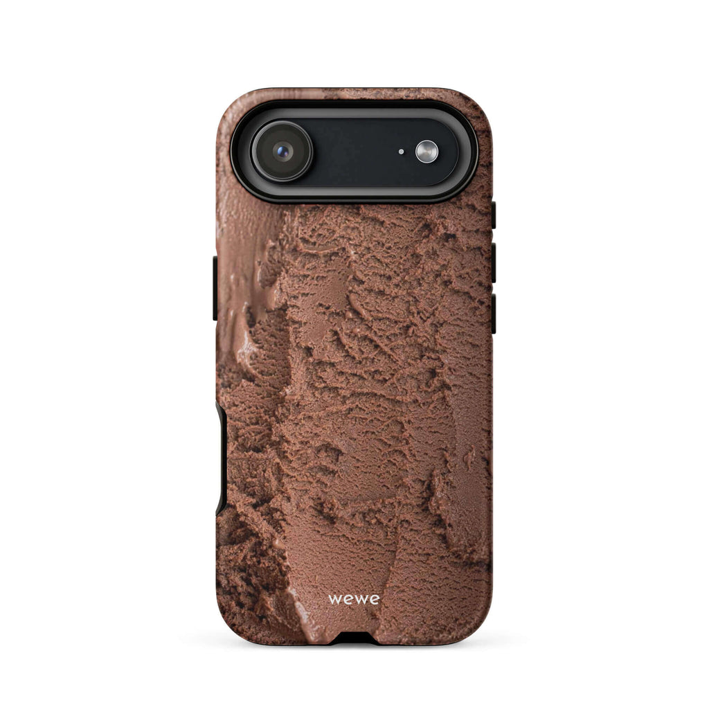 Custom cocoa cream iphone case 17 air warm coffee aesthetic.