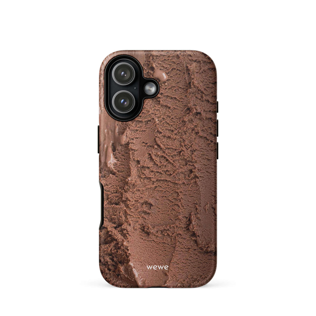 Custom cocoa cream iphone case 17 warm coffee aesthetic.