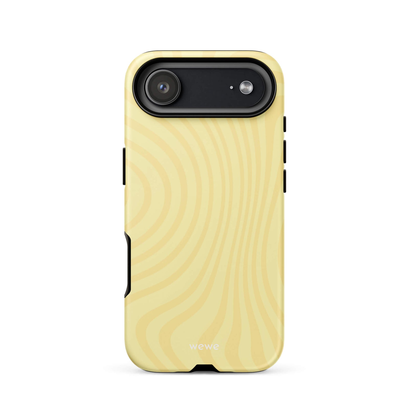 Custom butter yellow iPhone case 17 air cheerful style.