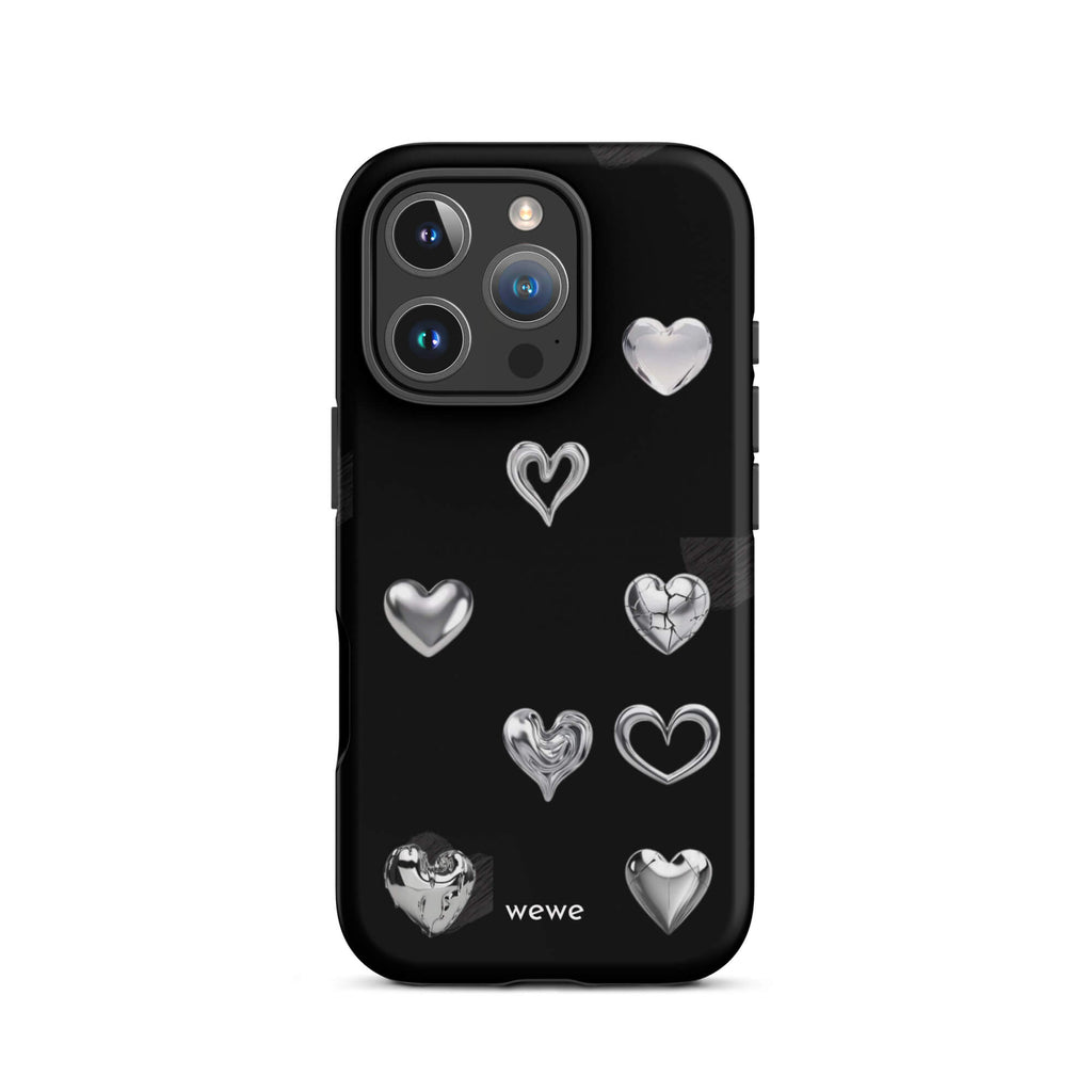 Custom noir gallery iPhone case 16 pro playful style.
