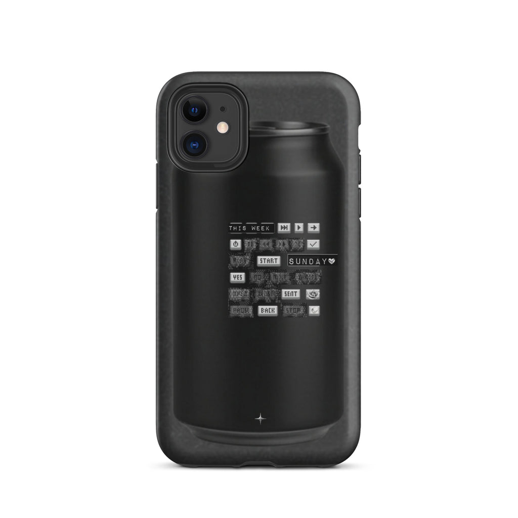 Cipher Energy black tough iphone case 11 hip hop streetwear underground culture aesthetic case
