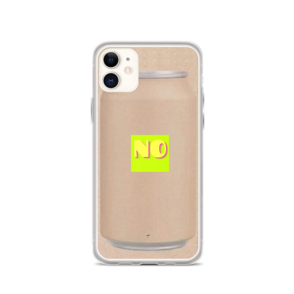 Cocoa State brown clear iphone case 11 minimal aesthetic warm tone clean design case