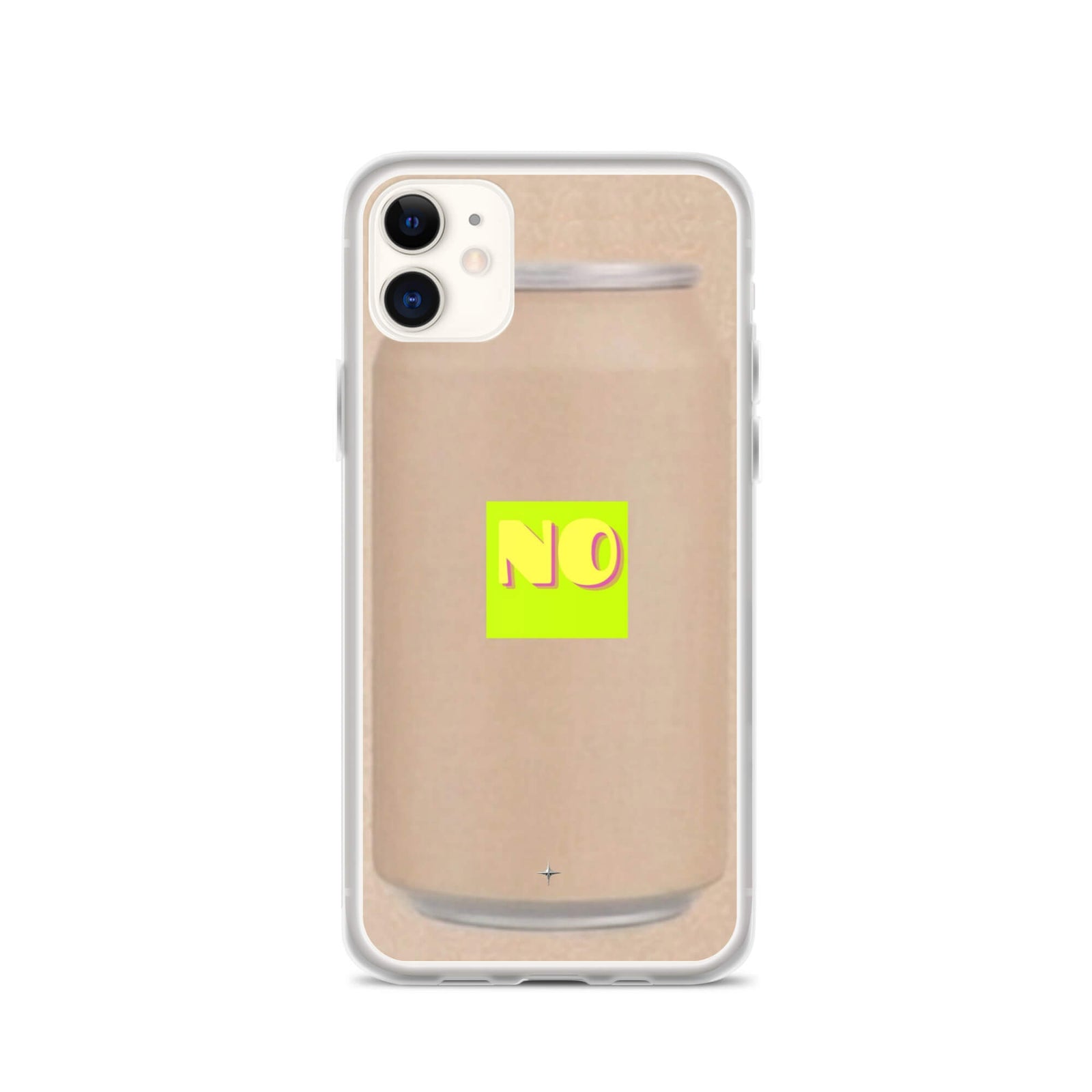 Cocoa State brown clear iphone case 11 minimal aesthetic warm tone clean design case