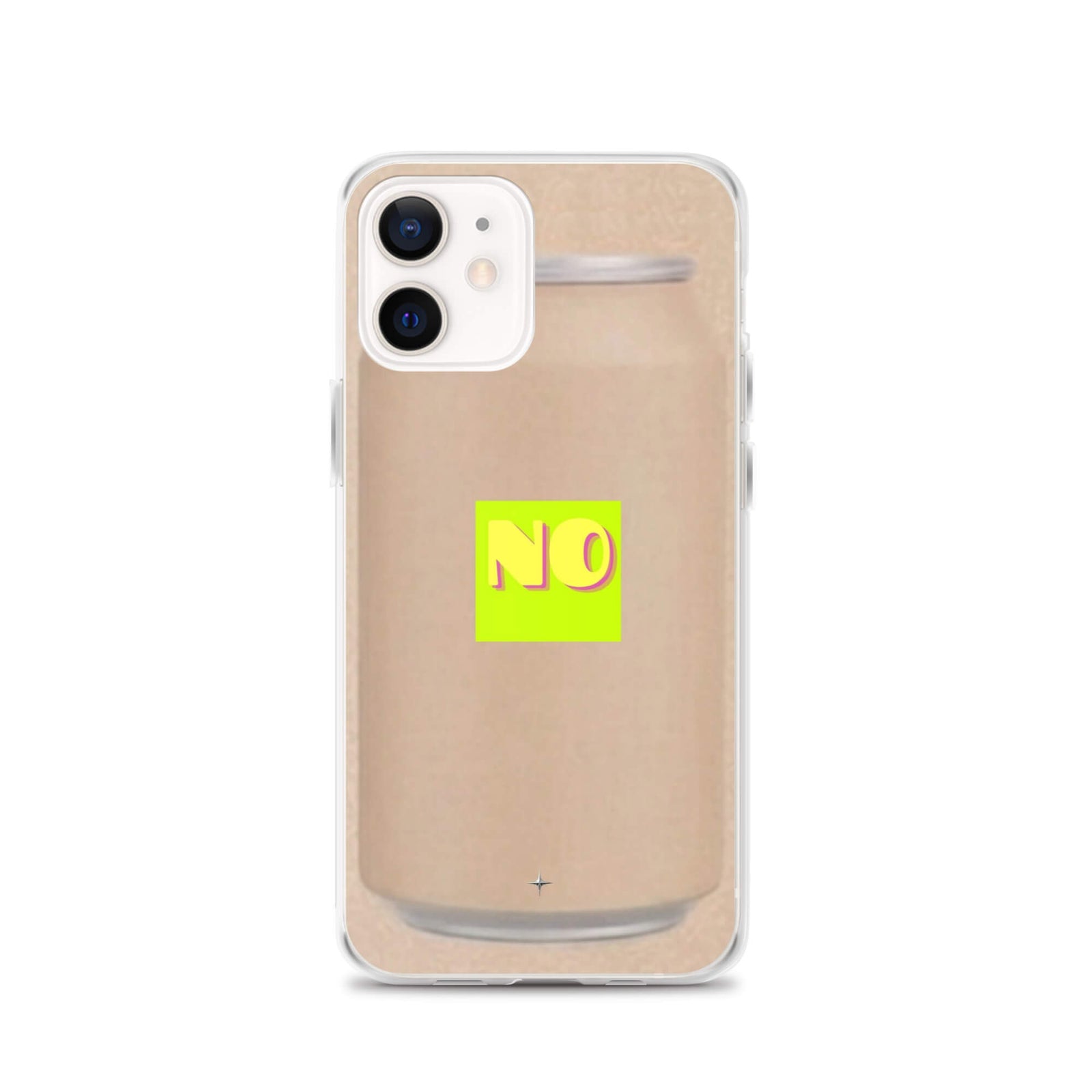 Cocoa State brown clear iphone case 12 minimal aesthetic warm tone clean design case
