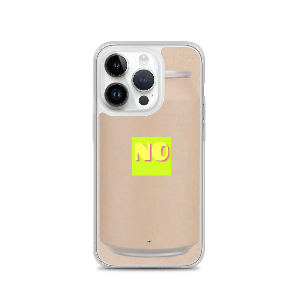 Cocoa State brown clear iphone case 14 pro minimal aesthetic warm tone clean design case