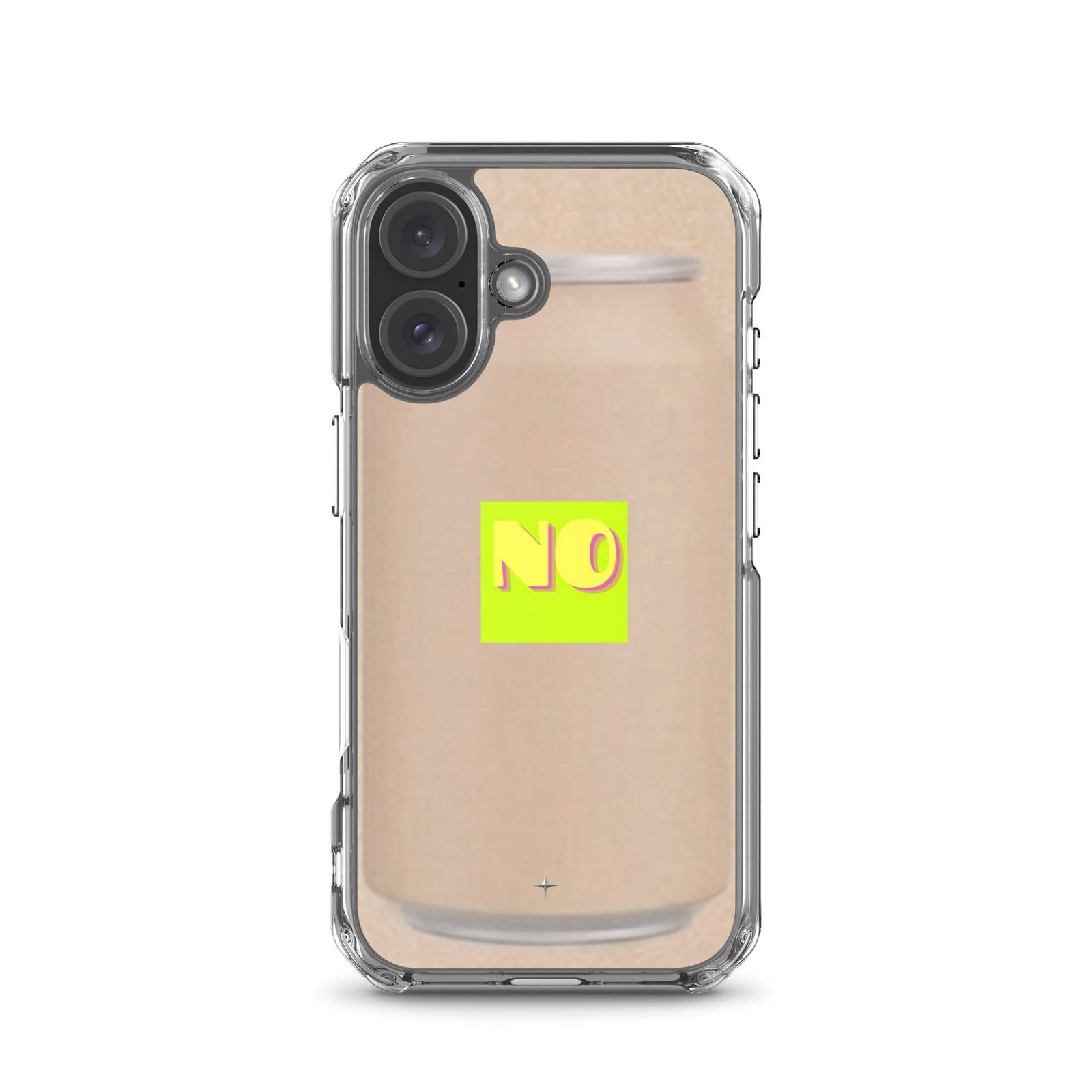 Cocoa State brown clear iphone case 16 minimal aesthetic warm tone clean design case